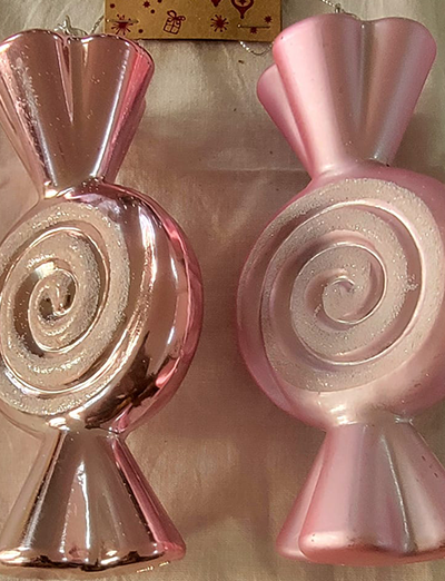 2 Christmas Candy Decor