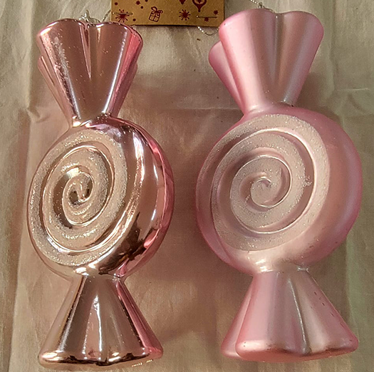 2 Christmas Candy Decor