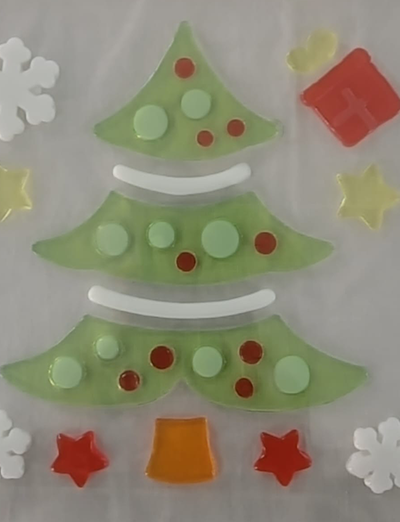Christmas Jelly Window Stickers