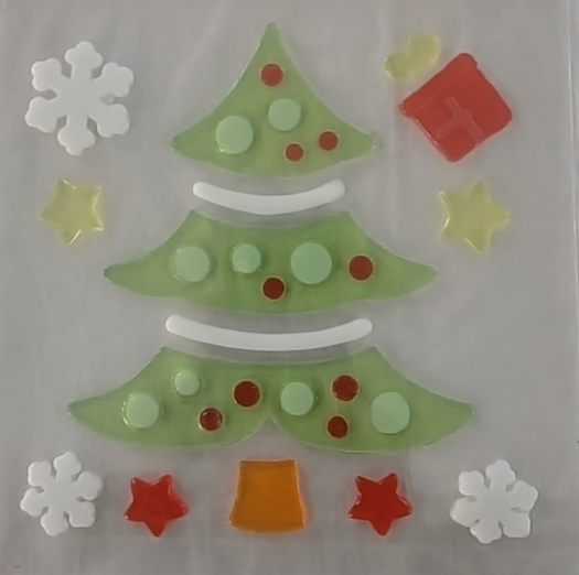 Christmas Jelly Window Stickers