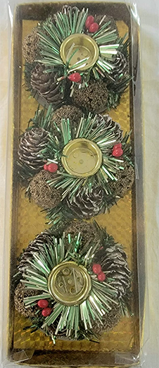 Christmas Candle Holders Multi Colour