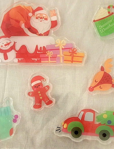 Christmas Jelly Window Stickers