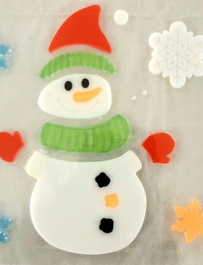 Christmas Jelly Window Stickers