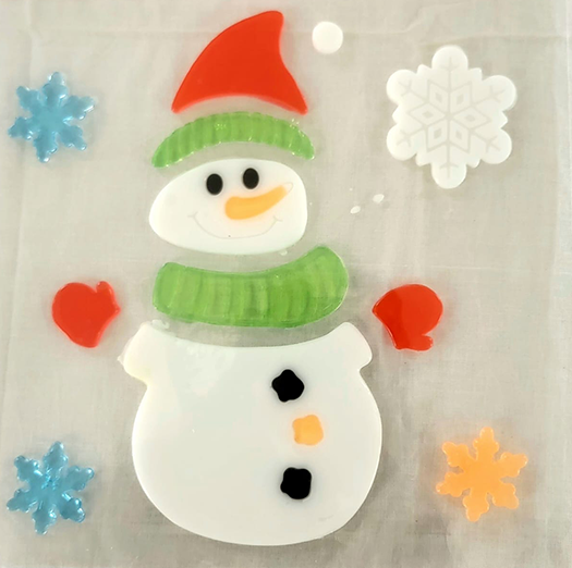 Christmas Jelly Window Stickers